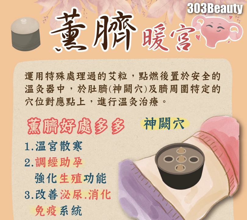 艾絨燻臍暖宮護理